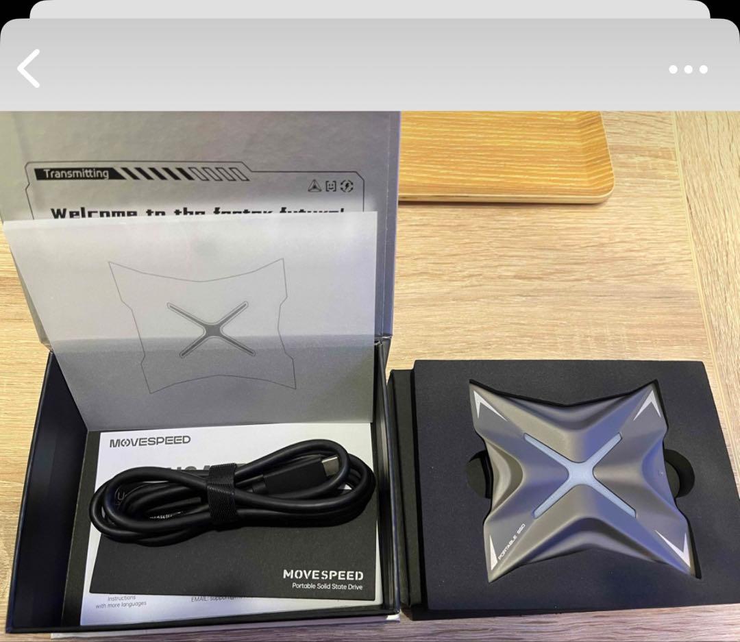 2TB 外付けSSD【USB3.2 Gen2×2接続で最大2000MB/秒】